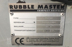 2009 RUBBLE MASTER RM100
