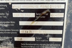 2011 KLEEMANN MC110Z